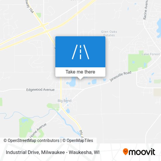 Industrial Drive map