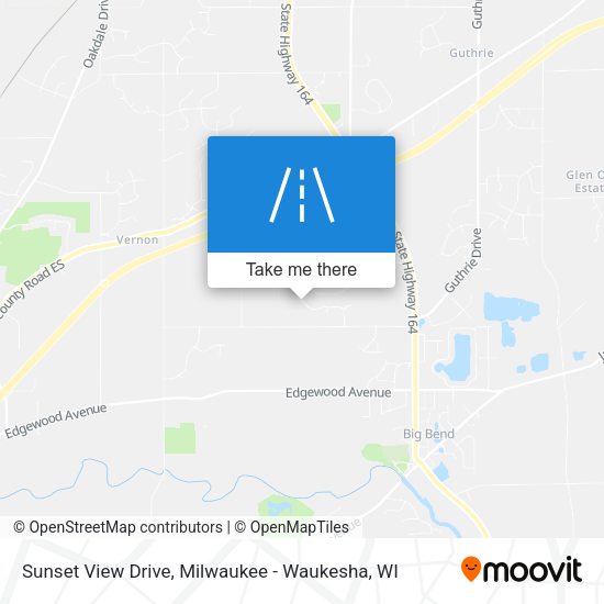 Sunset View Drive map