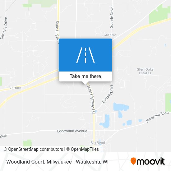 Woodland Court map
