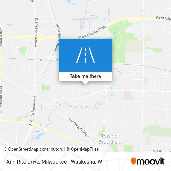 Ann Rita Drive map