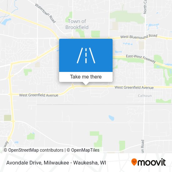 Avondale Drive map