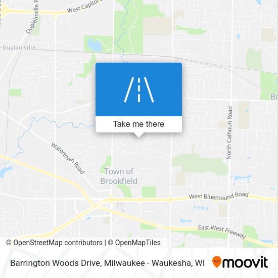 Mapa de Barrington Woods Drive