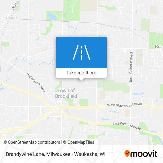 Brandywine Lane map