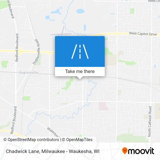 Chadwick Lane map