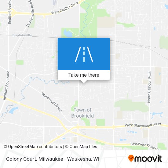 Mapa de Colony Court