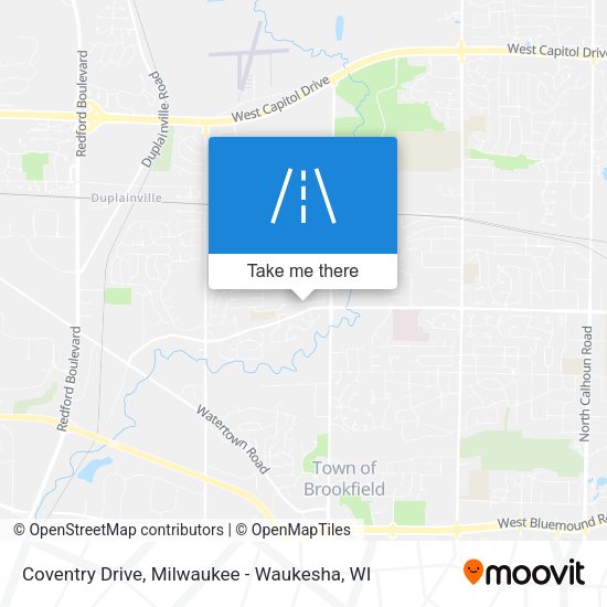 Coventry Drive map