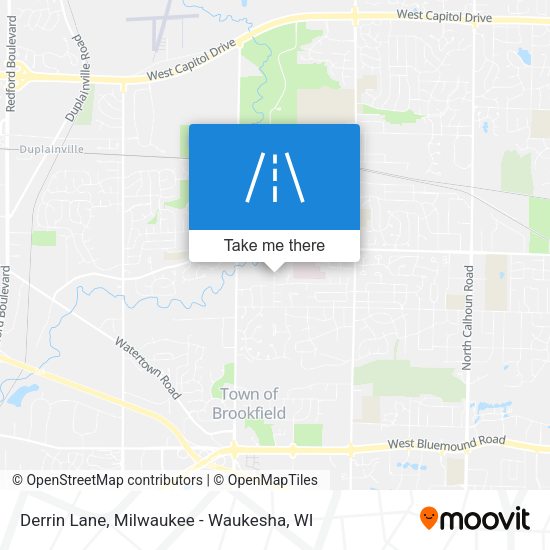 Derrin Lane map