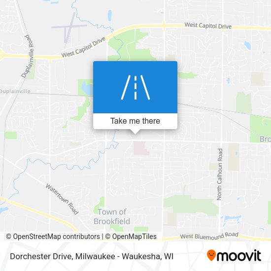 Dorchester Drive map