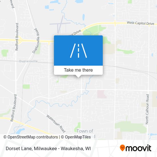 Mapa de Dorset Lane