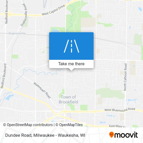 Dundee Road map