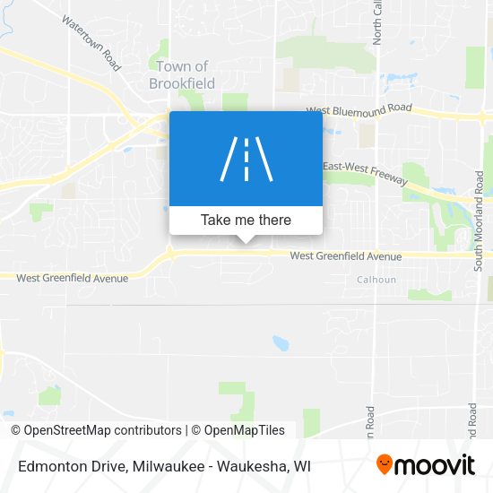 Edmonton Drive map