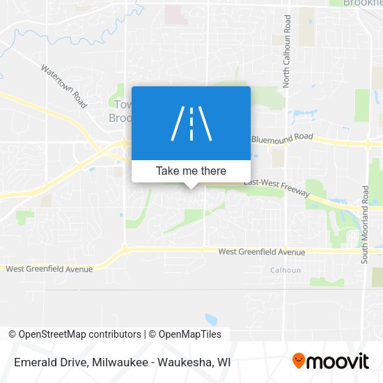 Emerald Drive map