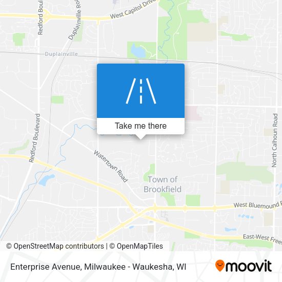 Enterprise Avenue map