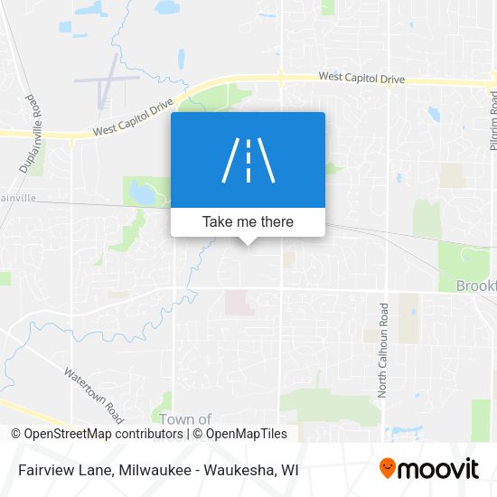 Mapa de Fairview Lane