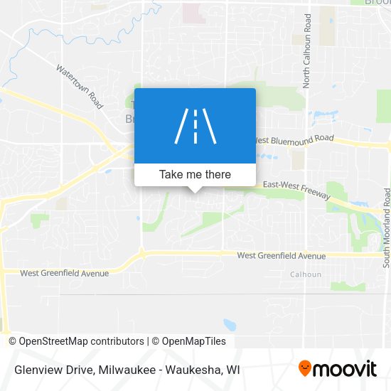 Glenview Drive map