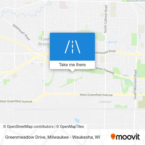 Greenmeadow Drive map