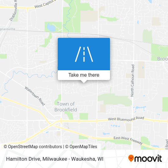 Hamilton Drive map