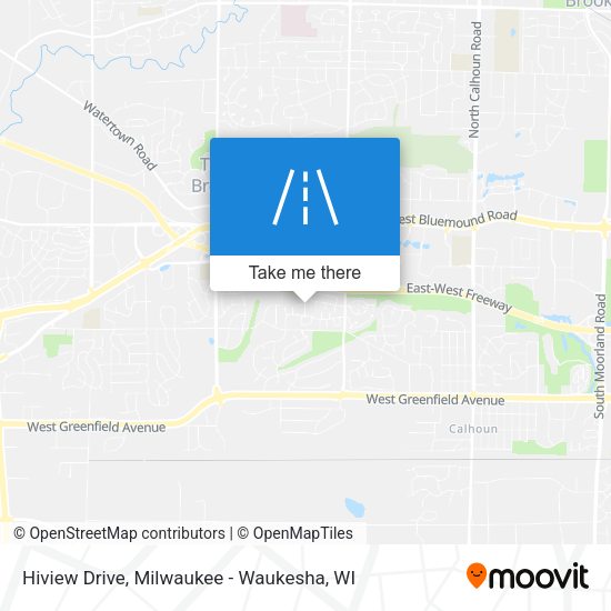Hiview Drive map