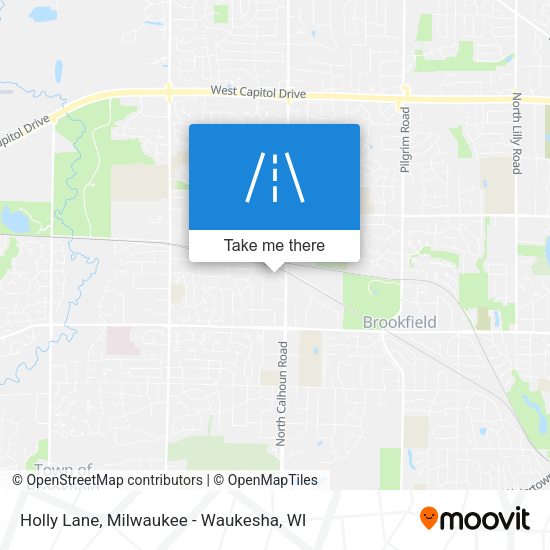 Holly Lane map