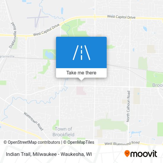 Indian Trail map