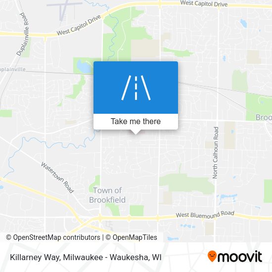 Killarney Way map