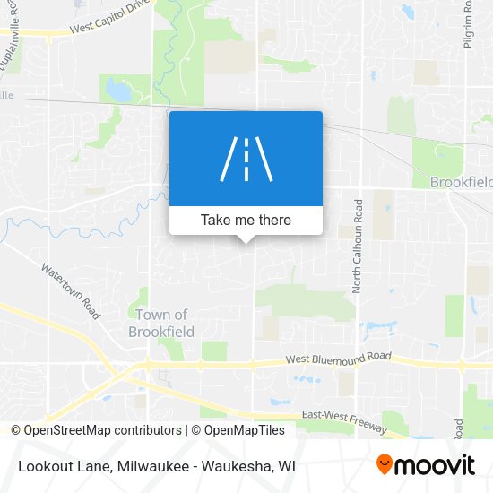 Lookout Lane map