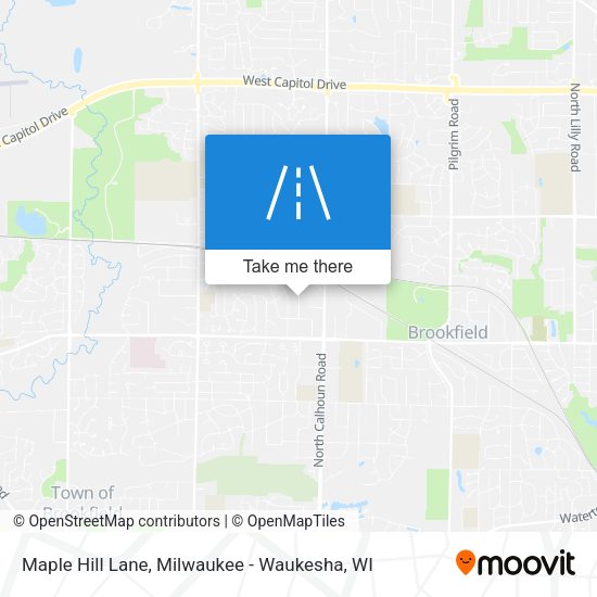 Mapa de Maple Hill Lane