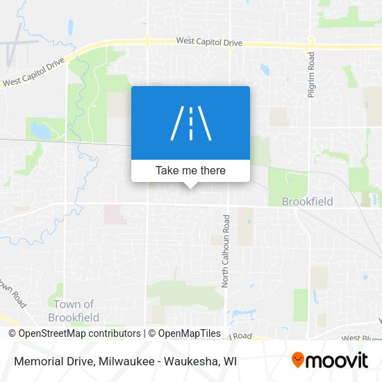Memorial Drive map