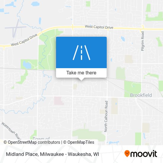 Midland Place map