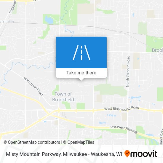 Mapa de Misty Mountain Parkway