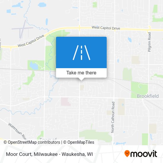 Moor Court map