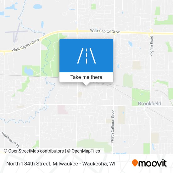 North 184th Street map