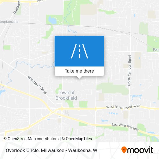 Mapa de Overlook Circle