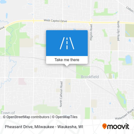 Pheasant Drive map