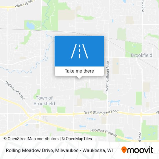 Rolling Meadow Drive map