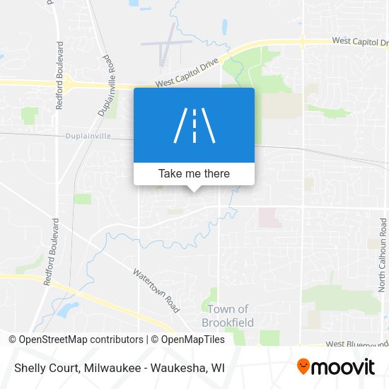 Shelly Court map