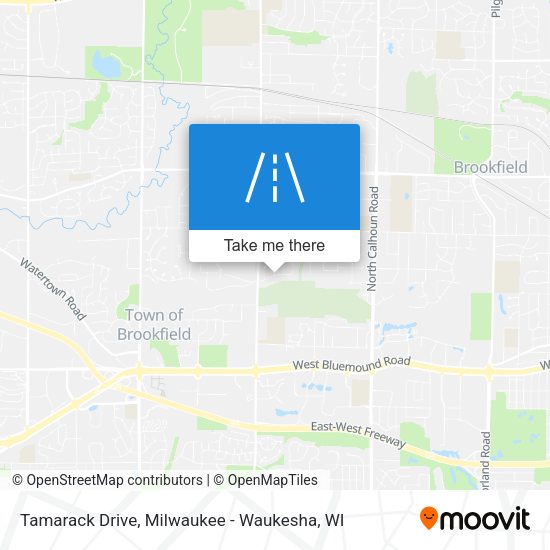 Mapa de Tamarack Drive