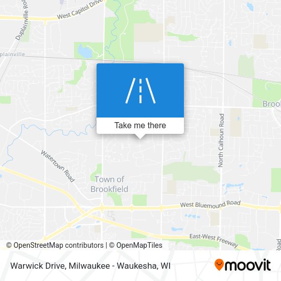 Mapa de Warwick Drive