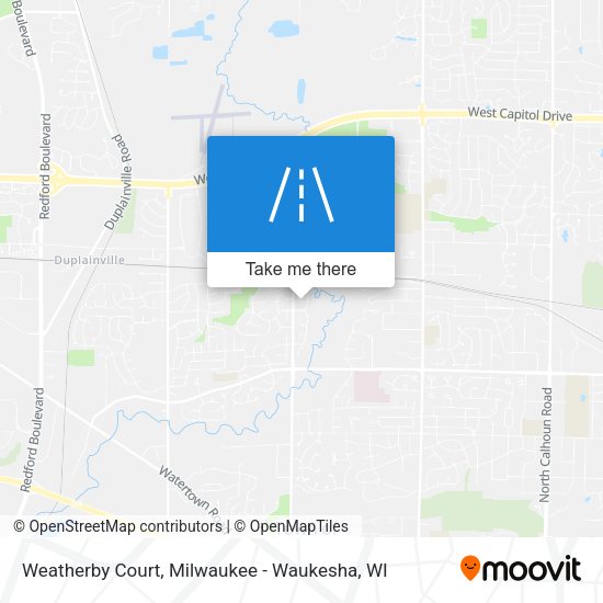 Weatherby Court map