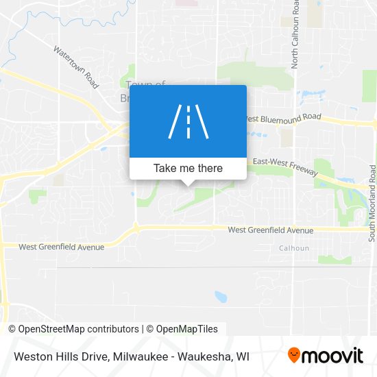 Mapa de Weston Hills Drive