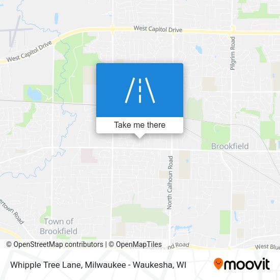 Whipple Tree Lane map