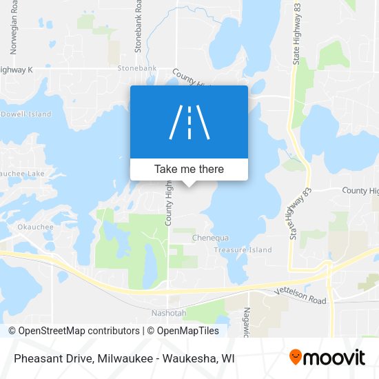 Pheasant Drive map