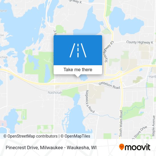 Mapa de Pinecrest Drive