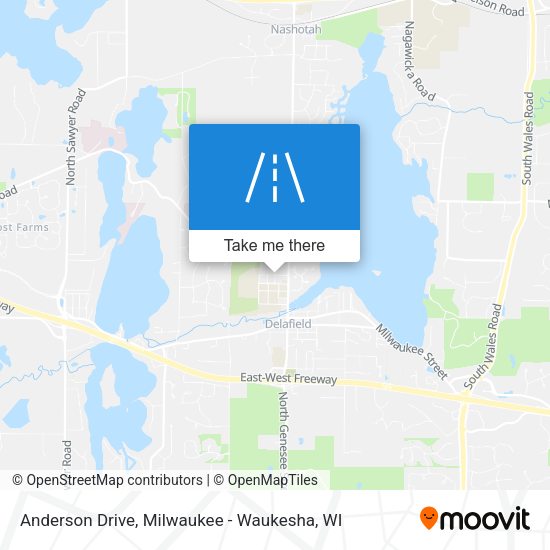 Anderson Drive map