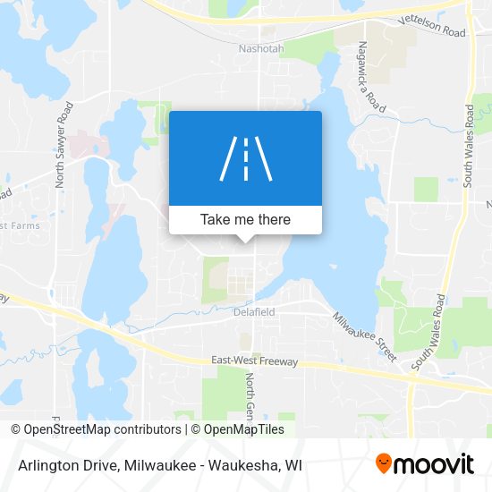 Arlington Drive map
