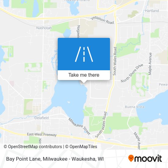 Mapa de Bay Point Lane
