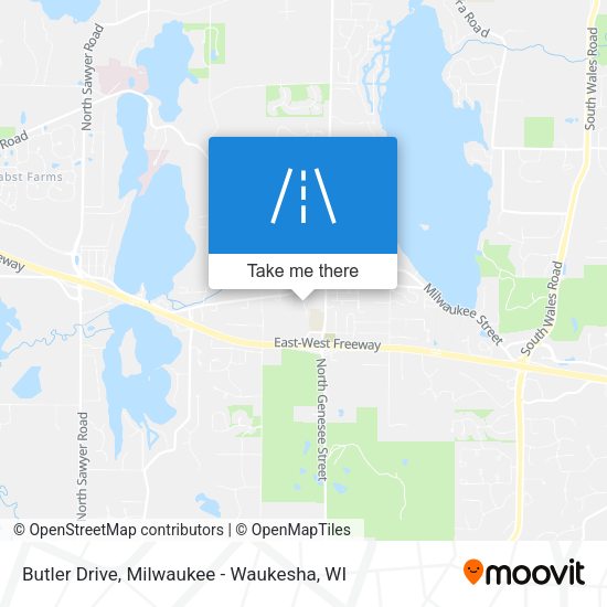 Butler Drive map