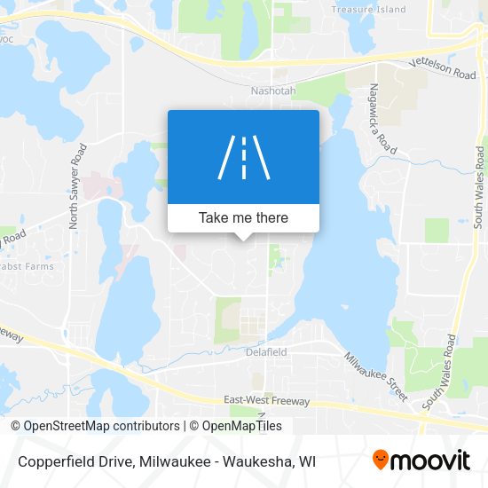 Mapa de Copperfield Drive