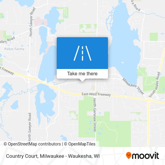 Country Court map