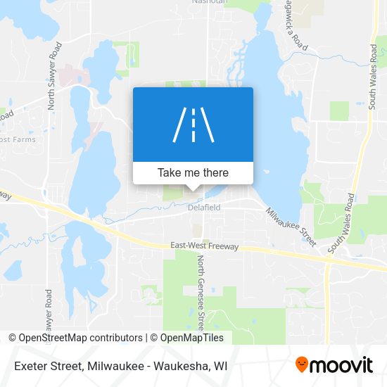 Exeter Street map
